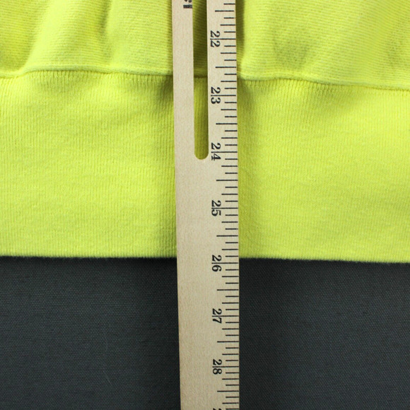 Champion Reverse Weave Hoodie Mens Large Yellow Pullover - Picture 7 of 8